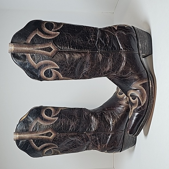 Yippee Ki Yay Old Gringo Celeste Remaster Western Boot Cowgirl Cowboy 6.5 B - Picture 9 of 14